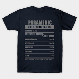 Paramedic Underpaid Job Humor T-Shirt